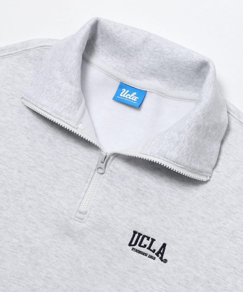 Унисекс толстовка UCLA с молнией до середины [L-M-Серый](Uc1Ltk3)