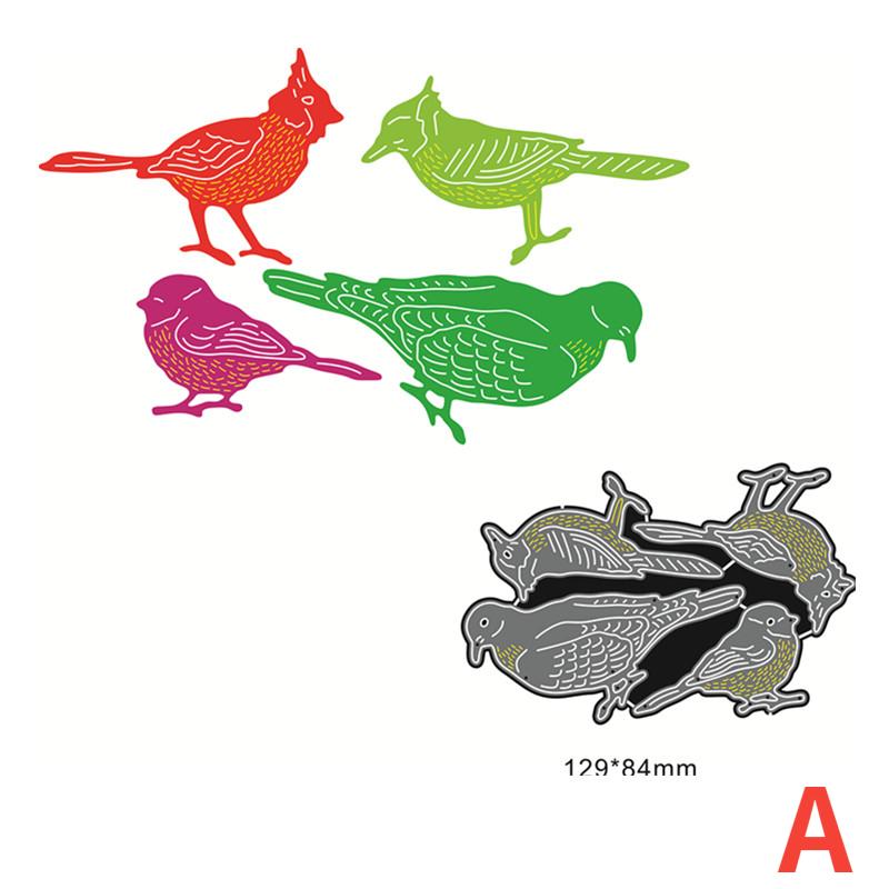 Birds Metal Cutting Dies Stencil DIY Scrapbooking Photo Album Decor Embossing Cards Making DIY Crafts