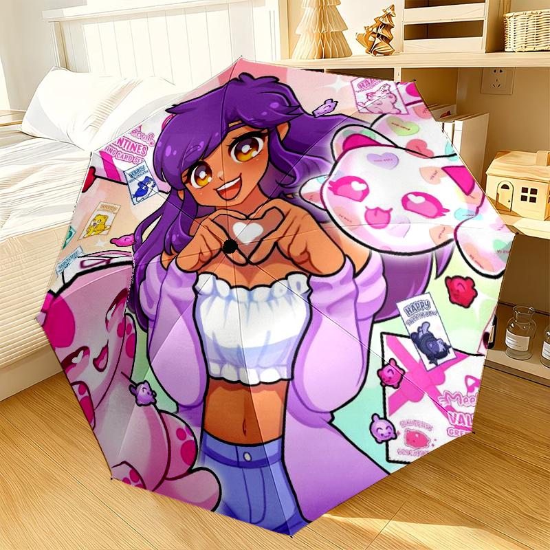 Purple Powerhouse Umbrella 8-Frame for Travel, camping, Casual Lightweight Portable Umbrella, Essential for every family Holidays Gift