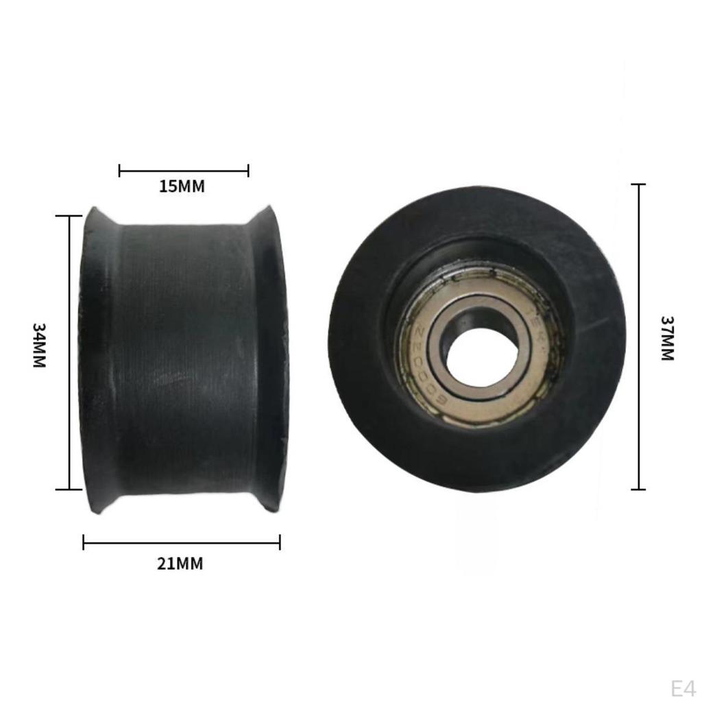 Нейлоновый одинарный подшипник серии 6000, ременной шкив, аксессуары, запасные части для ремонта, универсальная замена для