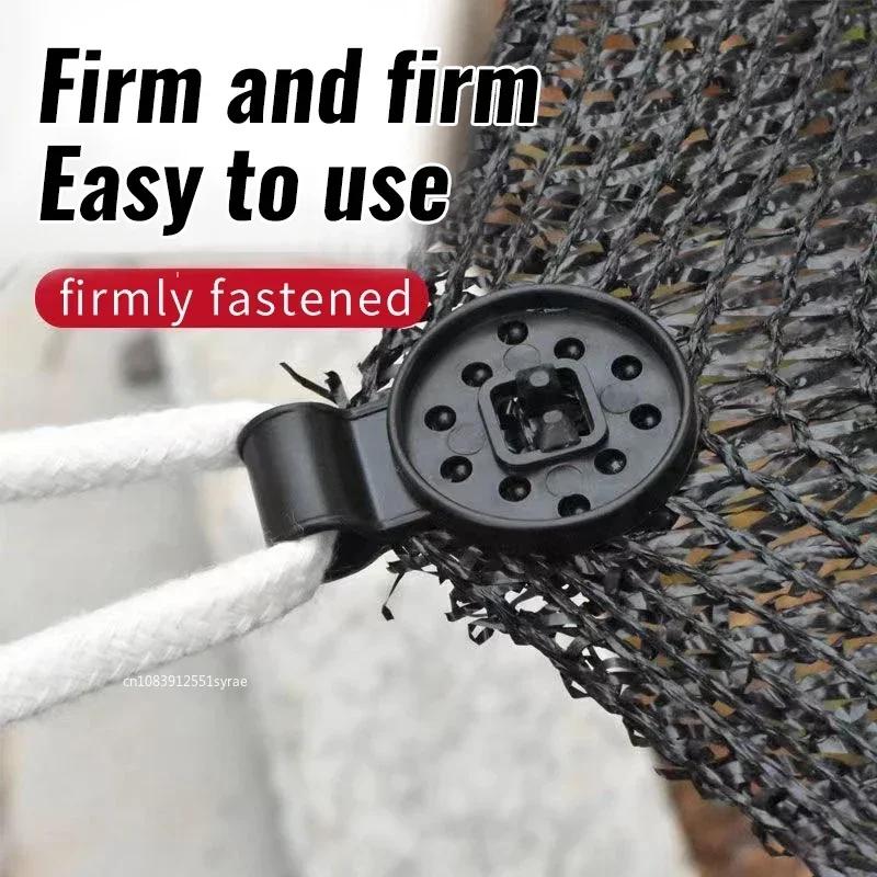 100 шт. зажим для сетки от солнца, крюк для установки забора, теплица, зажим для сетки от солнца, наружная палатка, раздвижная сетка, зажимы для фиксации