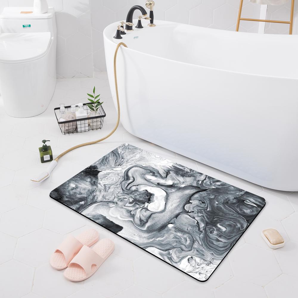 Bathroom Non-slip Absorbent Mat Toilet Shower Room Carpet Bedroom Corridor Floor Kitchen Door Mat Carpet