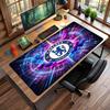 Большой игровой коврик для мыши Chelsea FC с принтом, нескользящий, из мягкой резины, для офисного стола, ноутбука, компьютера, Декор