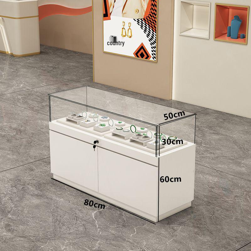 Glass Display Cabinet for Jewelry, Mobile Phones, Eyewear, and Museum Artifacts