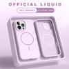 Магнитный чехол для телефона iPhone 15 14 16 Plus 11 12 13 16 Pro Max силиконовый официальный ремешок Magsafe защитный мягкий чехол