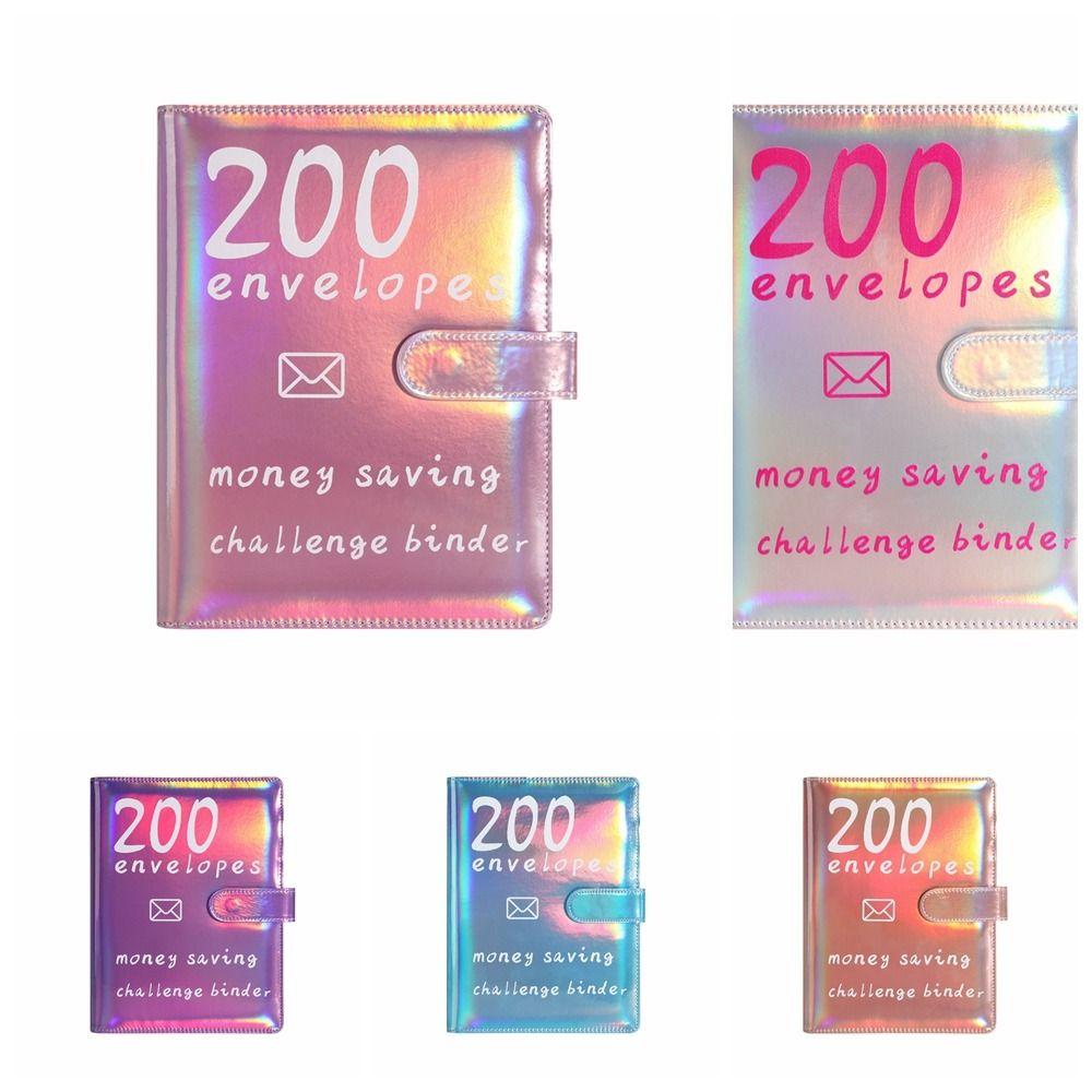 Money Saving Envelope Challenge Binder Habit Cultivation A5 Budget Binders Set  Event Notepad