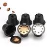 Cleaner Products 3Pcs Stainless Steel Refillable Reusable Coffee Filter Capsule Cup for Nespresso