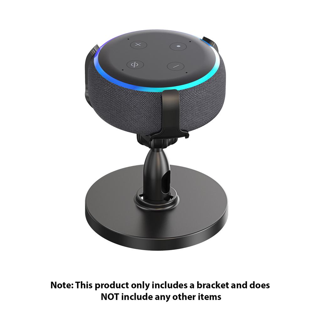 Smart Speaker Stand Suitable for Echo Dot 3rd Desktop Bracket 360 Degrees Adjustable Anti-slip