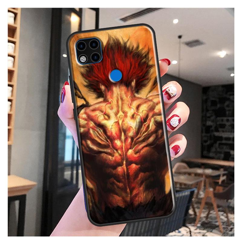 Баки Ханма Юджиро аниме принципиально для Xiaomi Redmi Note 10S 9S 8T 9 Note 10 Pro Note 11 Pro Redmi 9C 9A 9T мягкий чехол