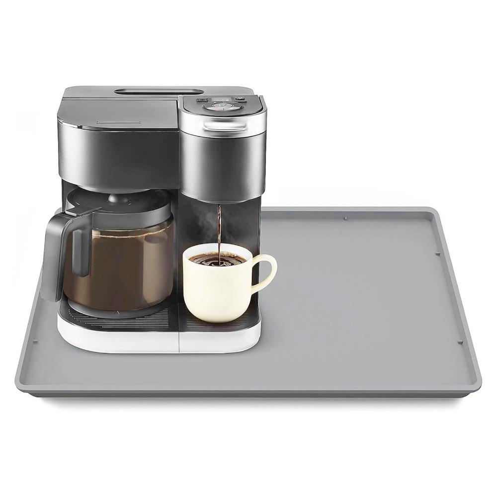 Anti-Vibration Silicone Coffee Mat Noise Reduction Coffee Bar Mat Coffee Machine Mat Kitchen Use