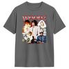 Мужские футболки WOODZ World Tour Модные хлопковые футболки с круглым вырезом и коротким рукавом Одежда больших размеров