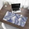 Modern Desk Mat for Remote Work, Palm Leaves Pattern, 90x45 cm