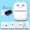 Mini Portable Printer Cute Cat Mobile Phone Photo Title Error Note Thermal Stickers Paper Bluetooth WiFi Wireless Label Printer