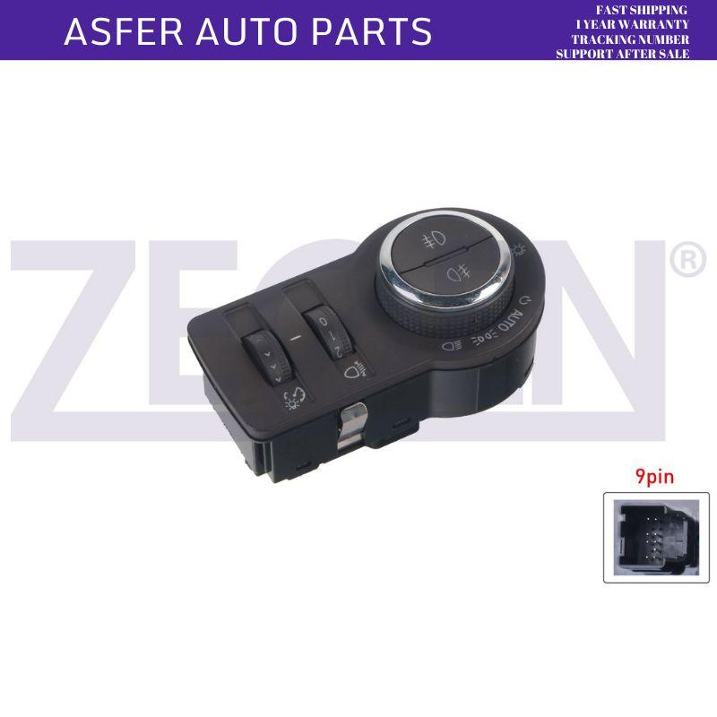 Переключатель фар 9-контактный для Astra J 2011-2020 Insignia A 2009-2017 Cruze 2008- OEM 23197917