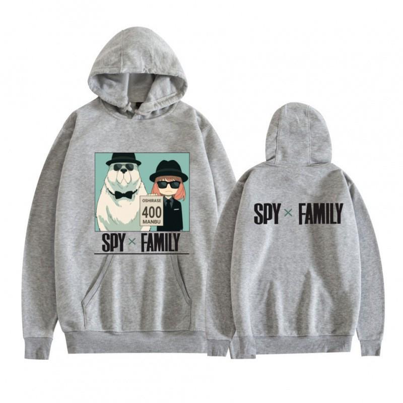 Худи с капюшоном Anya Fun из Spy x Family с флисовой подкладкой