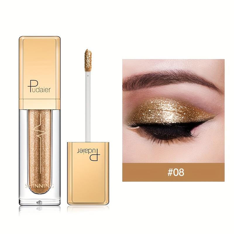 Make Up Liquid Eyeshadow Waterproof Glitter Pigments Purple Gold Metalic Women Beauty Gel Eye Shadow Cream 18 Colors Makeup Shimmer Shadow