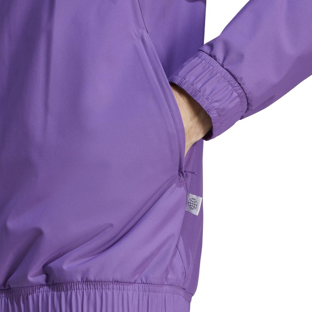 adidas Мужская куртка Real Aw Jkt Куртки и пальто Унисекс Активный Фиолетовый HT8796