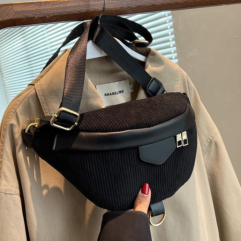 Модные трендовые женские поясные сумки, простые однотонные, большой емкости, студенческие поясные сумки, уличный стиль, крутая женская сумка через плечо на груди