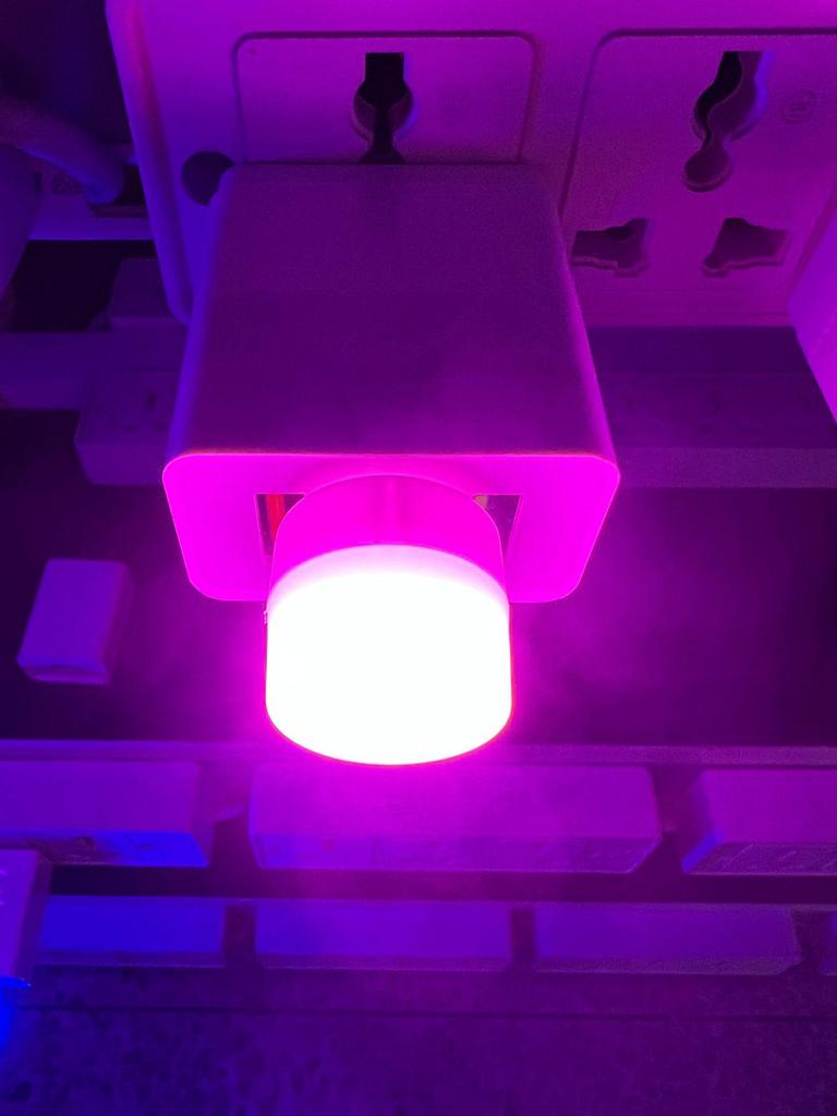 Многоцветный светодиодный USB ночник: Красный, Синий, Зеленый, Фиолетовый, Розовый - Атмосферное освещение