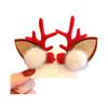 1 Pair Christmas Hairpins Festive Styles Reindeer Christmas Tree Snowman Santa Claus Plush Sequins Decor Hair Clips