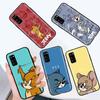 Black Case for Xiaomi Poco X6 X4 M5 M6 F5 F6 C65 C55 C50 C51 C40 Pro Redmi 14C A3X 13C 12C 11T 10A 9C Note 7 6 8A Plus C-43 Cute Tom Jerry Cat Mouse