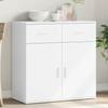 VidaXL Buffet, Sideboard with Drawers and Doors, Storage Furniture Living Room Dining Room Interior, Modern, White 840520