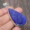 Lapis Lazuli Gemstone Handmade 925 Sterling Silver Jewelry Pendant For Women
