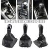 For Skoda Fabia MK1 1999 2000 2001 2002 2003 2004 2005 2006 2007 2008 Car-Styling 5 Speed Gear Stick Shift Knob Leather Boot
