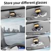 Press Switch Car Glasses Clip Stable Automotive Hanger Car Sunglasses Holder  Car Interior