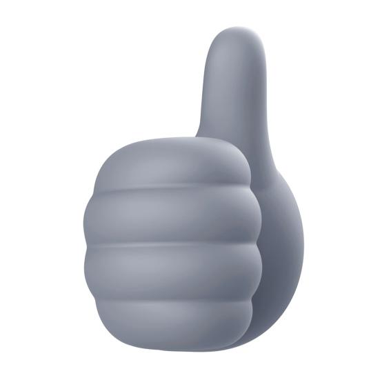 1/6/12/24Pcs Self Adhesive Cable Clips Pencil Holders Waterproof Wide Application Silicone Thumbs-Up Wall Hooks