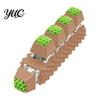 Quiet Fidget Buttons for Work 5-Key Spiky Clicker Toy, Portable Finger Press Stress Relief Desk Hand Plastic Sensory Gadgets Exercise Toy Adults