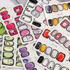 Nail Art Slider Self Adhesive Non-Fading Easy Paste 3D Effect DIY Removable Full Coverage Cartoon Graffiti Style Nail Art Sticker Nail Supplies