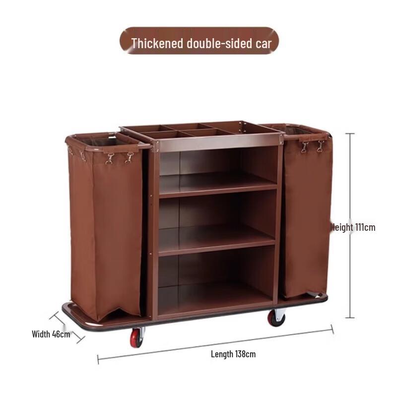 Industrial Heavy-Duty Hotel Cleaning Cart
