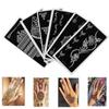 Mehndi Indian Style Beauty Henna Template Sticker Temporary Hand Decal Tattoo Stencils DIY Body Art
