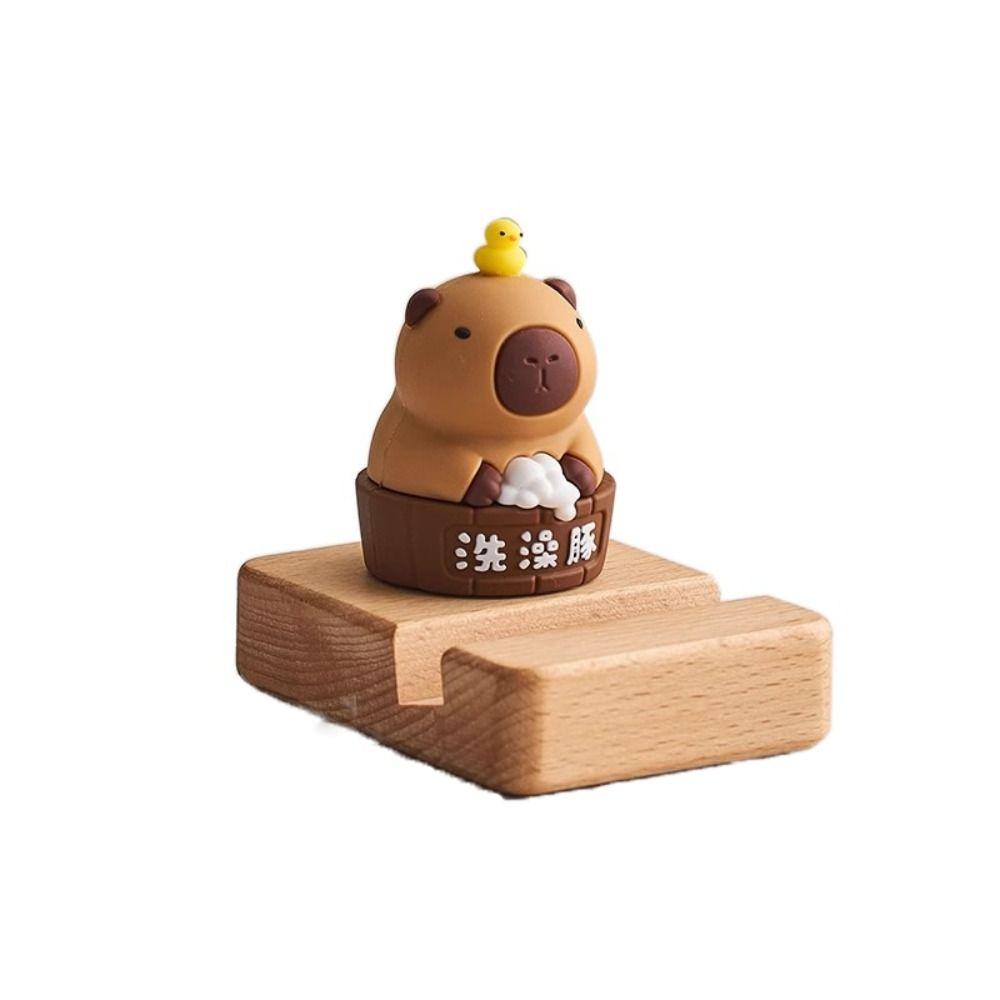 Фигурка Модель Капибара Телефон Держатель Поддержка Капибара Сотовый Телефон Кронштейн Аксессуары Для Телефона