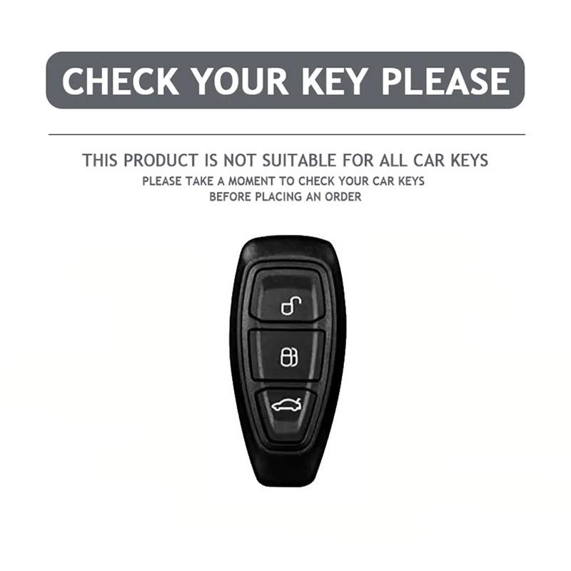Крышка-чехол из ABS-карбона для автомобильного ключа Ford Puma Grand C Max Focus Mondeo Kuga Fiesta Ecosport Transit Kuga Силиконовый чехол для дистанционного ключа