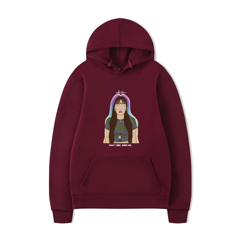 Осень Зима Мужские Толстовки Мальчики Харадзюку Девочки Хип-Хоп Пуловер Оверсайз Необычный Музыкальный Подарок Повседневная Свободная Удобная Толстовка