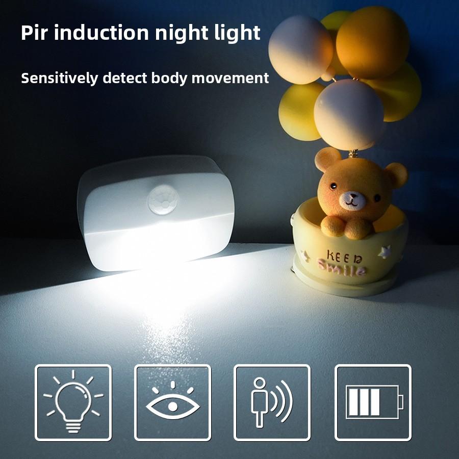 Human Body Sensor Night Light With Infrared Pir Motion Detection For Bedroom Closet Kitchen Hallway