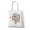 Kawaii Cats Cute Animal Fashion Shopper Bag High Capacity Canvas Bags Women Tote Bag Handbags Casual Girl Shoulder Bag For Girls