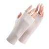 Перчатки без пальцев летние солнцезащитные перчатки Ice Glove Silk разноцветные тонкие защитные дышащие Cool Co H6R6