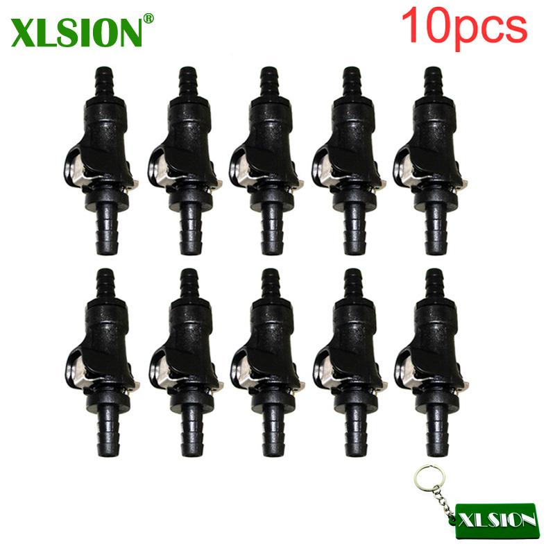 XLSION 5/16" Fuel Gas Line Quick Connect Disconnect For Motorcycle ATV Single Shut Off