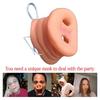 Милый Хэллоуинский резиновый свиной нос костюм пятачок смешные трюки тематическая маска для вечеринки