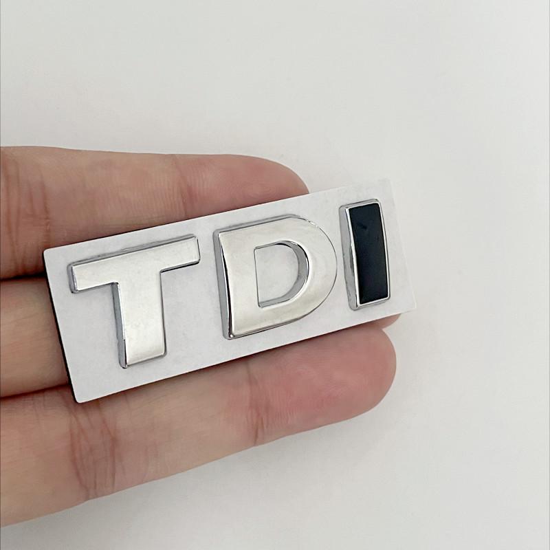 AAXT1 3D Металлические буквы TDI Значок на задний багажник автомобиля Наклейки для Volkswagen VW T-ROC Passat Jetta Touareg Tiguan Polo CC Bora