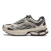 Li-Ning Aurora Renew Синтетическая кожа Удобные дышащие Нескользящие Износостойкие Низкие Повседневные Туфли Женские Кроссовки Бежевый Черный AGCU044-2