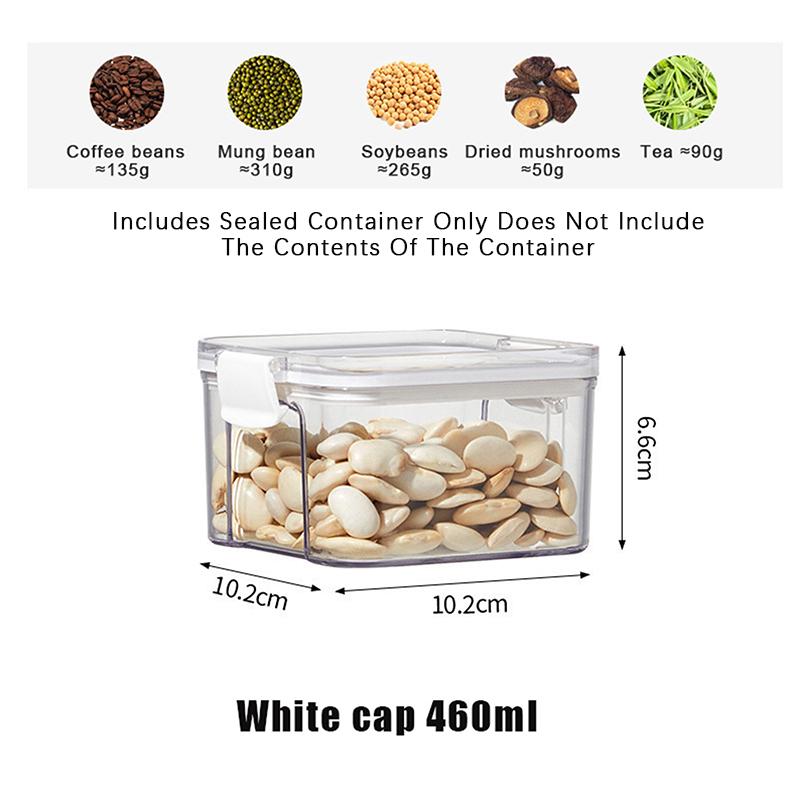 Прозрачные контейнеры для хранения продуктов Хранение на кухне Герметичные банки Пластиковые коробки для хранения Штабелируемые коробки для хранения продуктов