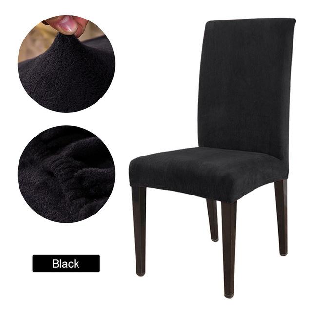 Фланелевой эластичный антигрязный чехол на стул в скандинавском стиле из спандекса для отеля, домашней вечеринки, свадебного банкета