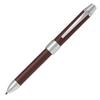 Pilot Ridge Leather Brown Ballpoint Mechanical Pencil 2+1 BTHR-3SL-BN Multi-Function Pen, 2-Color 0.7mm + 0.5mm