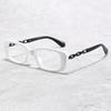 Personalized metal chain legs fashion middle-aged and elderly anti-blue reading glasses trendy computer goggles