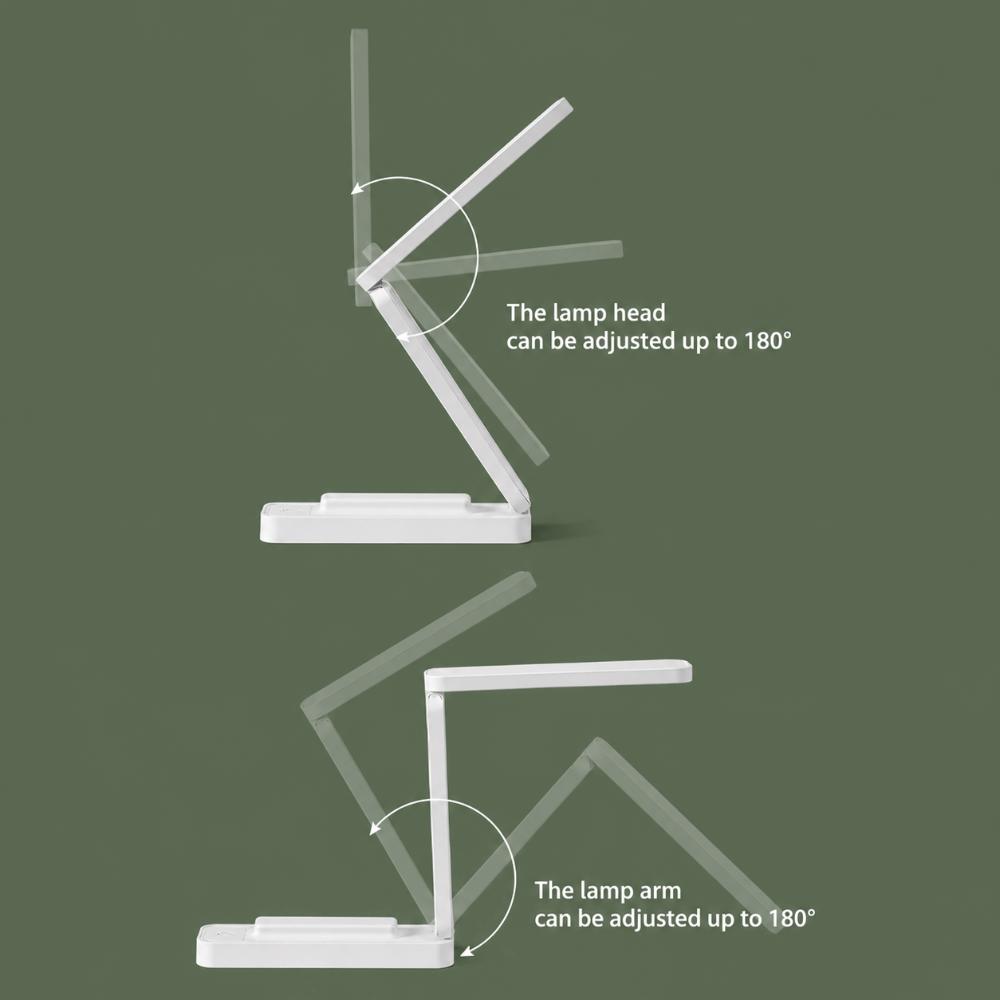 Foldable LED Table Lamp Touch Control Reading Lamp Portable LED Desk Lamp  Office