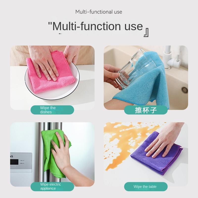 20 шт. оптовая продажа многоразовые сушки чистящие салфетки бытовые кухонные полотенца автомобильные полотенца из микрофибры рулоны тряпки для мытья посуды полотенца для мытья посуды инструмент для чистки
